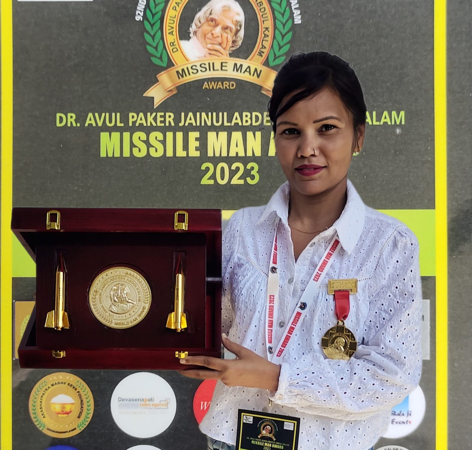 डॉ रेखा ठाकुर डॉ एपीजे अब्दुल कलाम द मिसाइल मैन सम्मान से सम्मानित