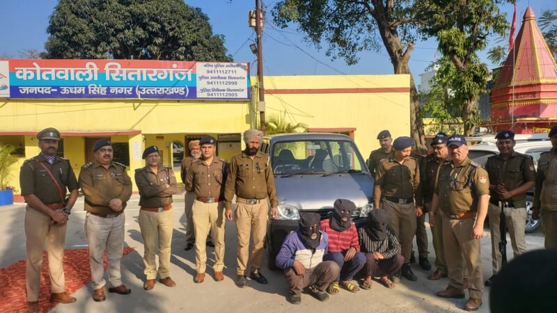 हाईवे पर लूट करने वाले तीन बदमाश गिरफ्तार