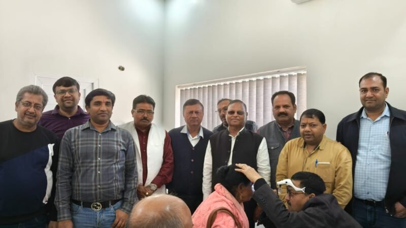 भाविप द्वारा निशुल्क नेत्र चिकित्सा शिविर का आयोजन,186 लोगों ने कराया पंजीकरण