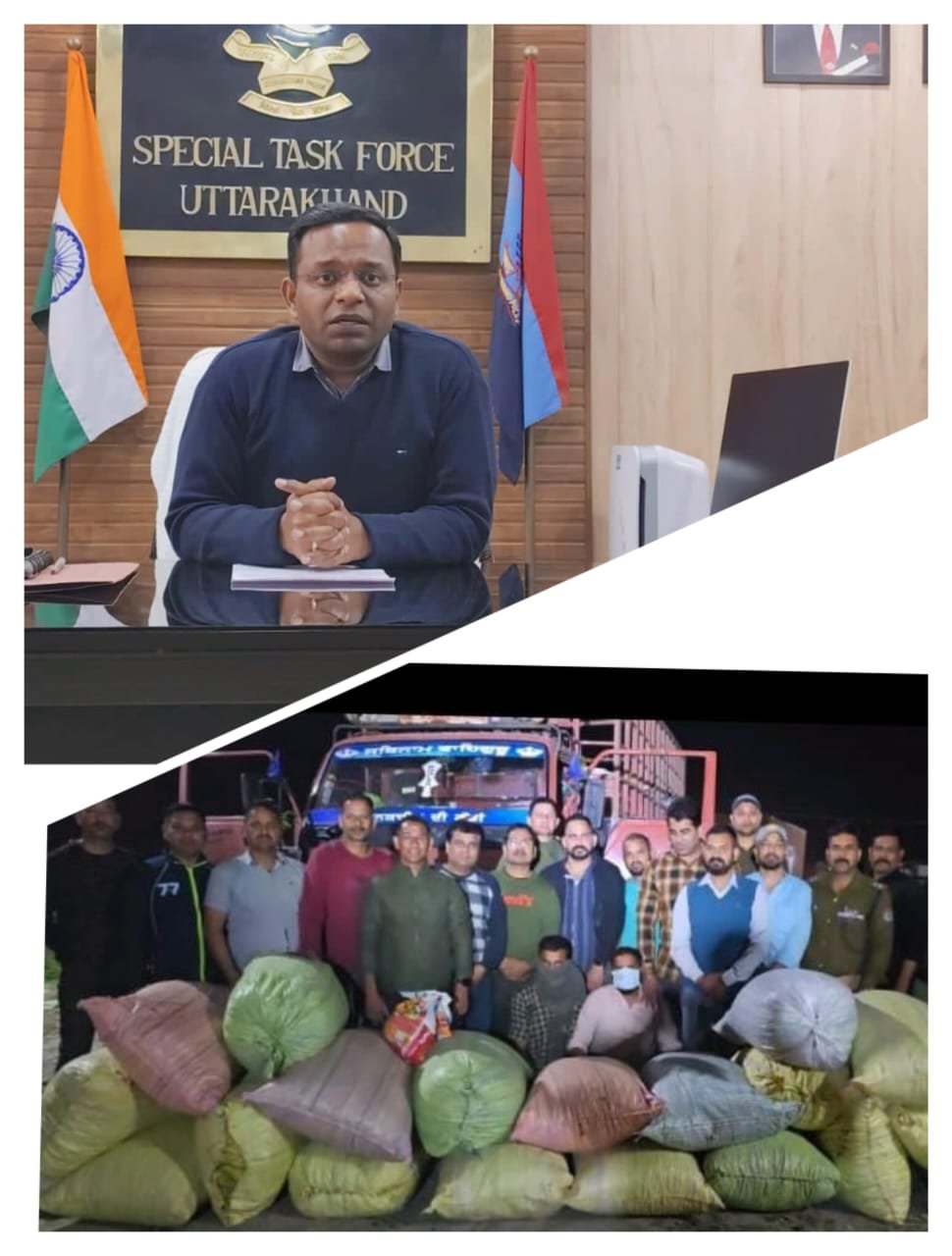 300 किलोग्राम डोडा और साढ़े पांच किलो अफीम के साथ दो तस्कर गिरफ्तार,झारखंड के रांची से कैंटर में भरकर ला रहे थे नशे का सामान