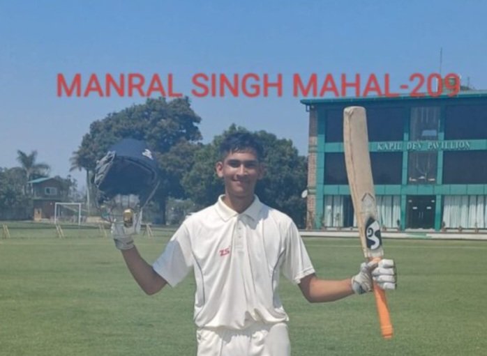 मनराज सिंह के दोहरे शतक से जीती वारियर्स क्रिकेट अकादमी