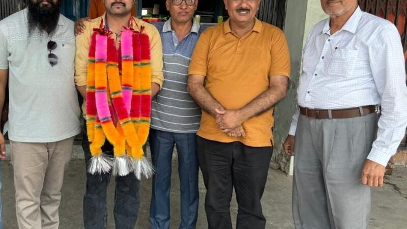 शुभम त्यागी चुने गए सहकारी समितियां यूनियन के क्षेत्रीय प्रतिनिधि