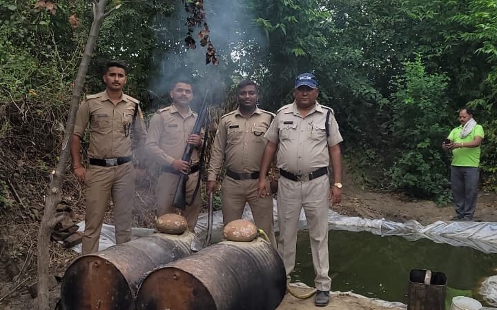 अबकारी विभाग फूल एक्शन में,अवैध शराब के खिलाफ तबातोड़ कार्यवाही