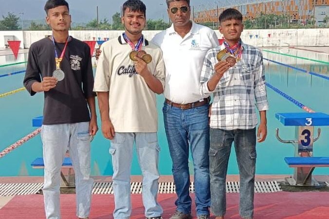 राजकीय इंटर कॉलेज सितारगंज के तीन छात्र राष्ट्रीय तैराकी प्रतियोगिता में हिस्सा लेंगे