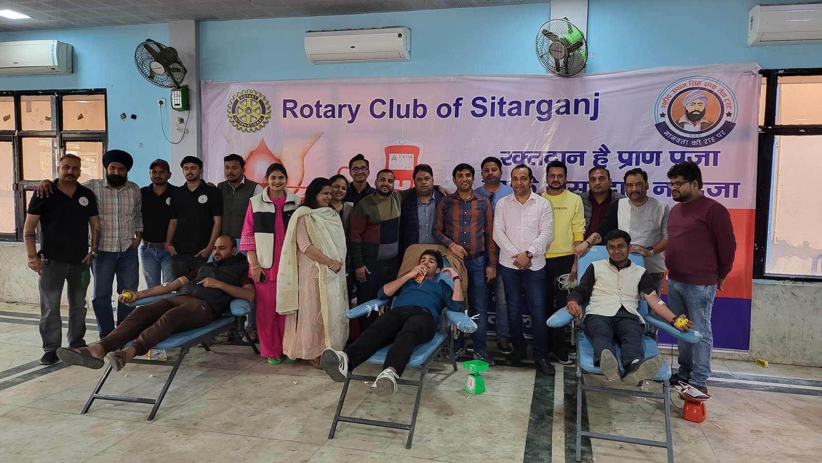 ■रक्तदान महादान-शिविर में 50 लोगों ने किया रक्तदान