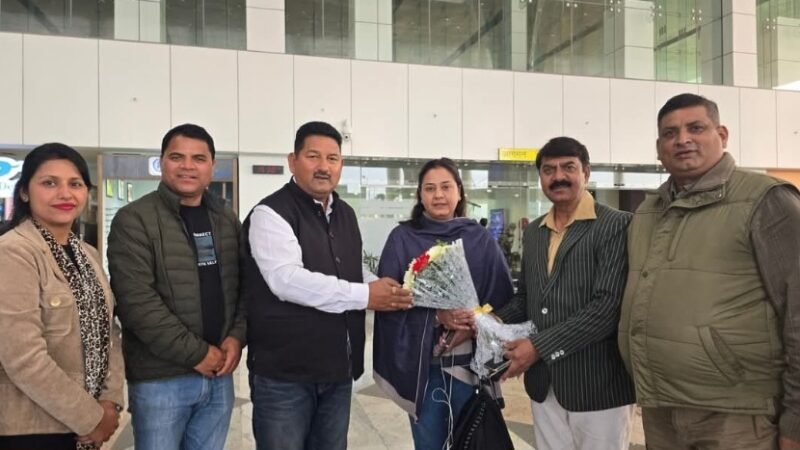 ओलंपिक एसोसिएशन की चयन समिति की अध्यक्ष सुनैना का स्वागत