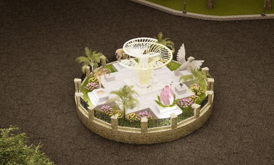 संवरेंगे सितारगंज के तीन चौराहे,वेस्ट तो वंडर योजना के तहत खराब वस्तुओं से तैयार की जा रही कलात्मक मूर्तियां