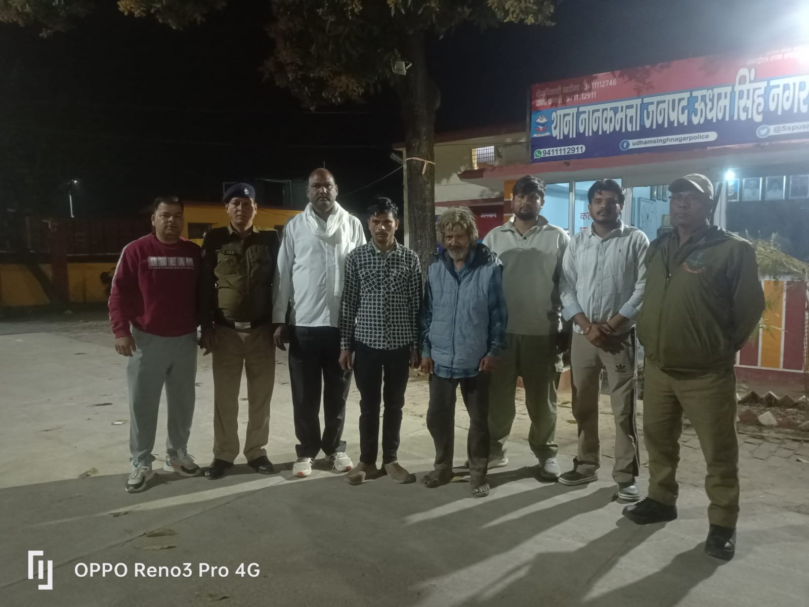 हरियाणा के गायब व्यक्ति को पुलिस ने परिजनों से मिलाया   