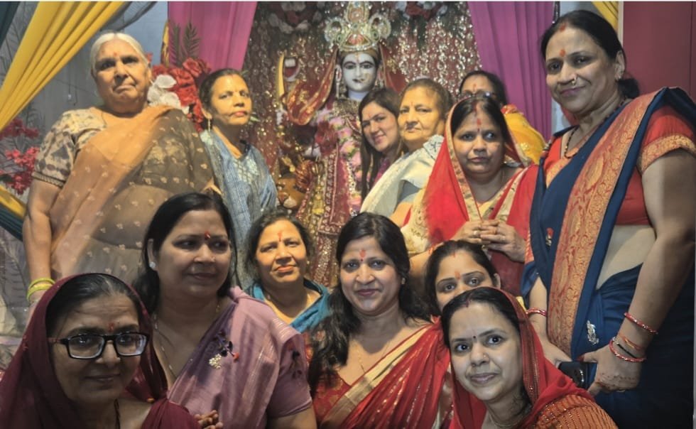 मां भगवती के 50 वें स्थापना दिवस पर हुआ अलौकिक श्रृंगार