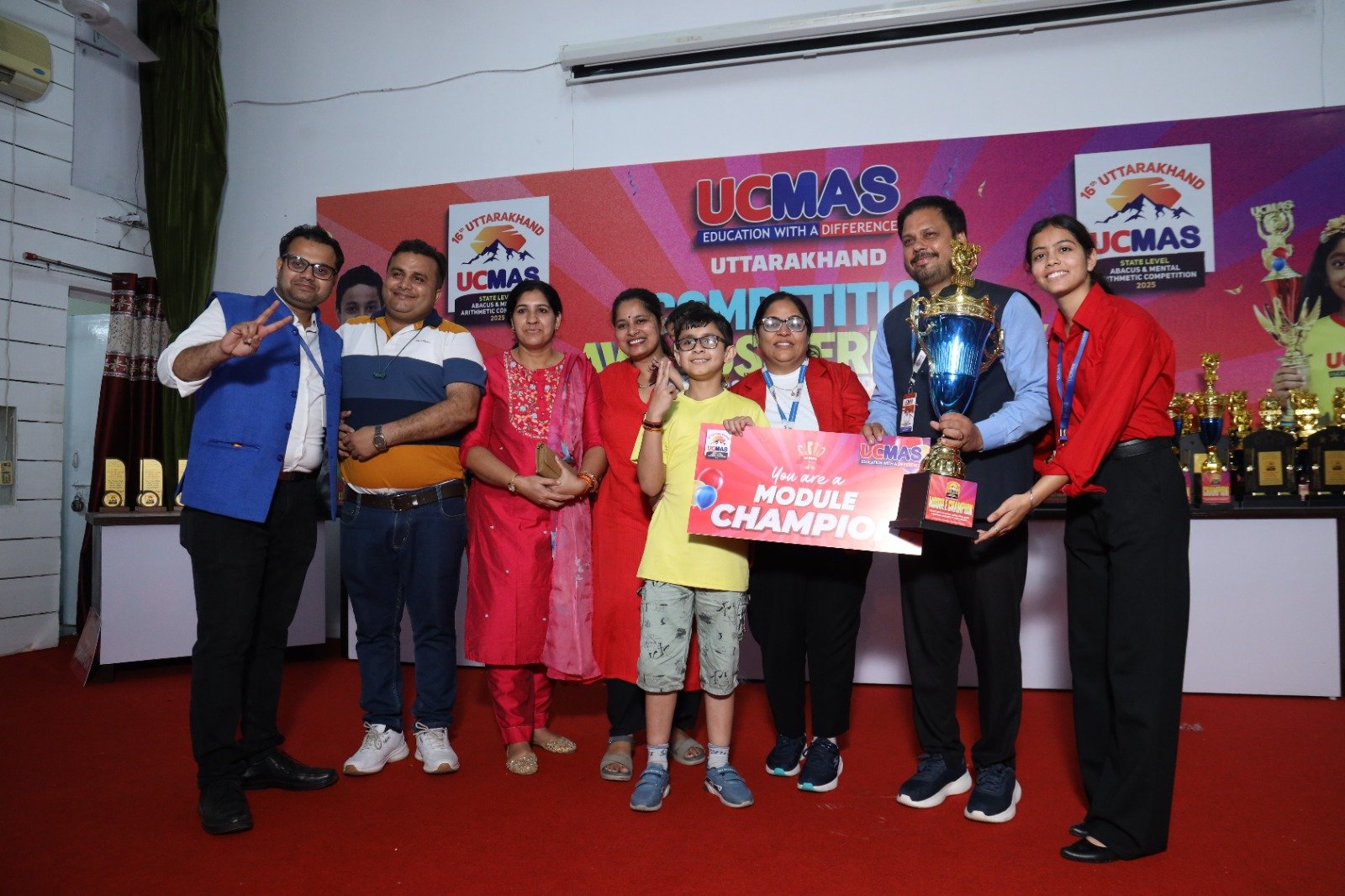 यूसीमास परीक्षा में मुदित बने माड्यूल चैंपियन