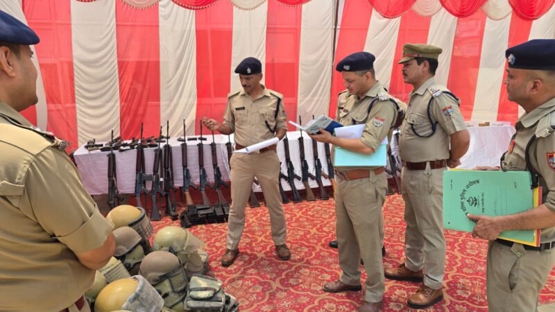 एसपी सिटी ने सितारगंज कोतवाली का किया वार्षिक निरीक्षण