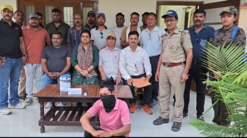 हाथी दांत तस्कर के अन्तर्राज्यीय गिरोह को किया बेनकाब।