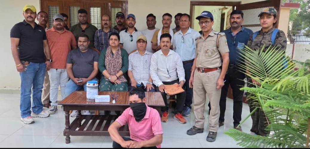 हाथी दांत तस्कर के अन्तर्राज्यीय गिरोह को किया बेनकाब।