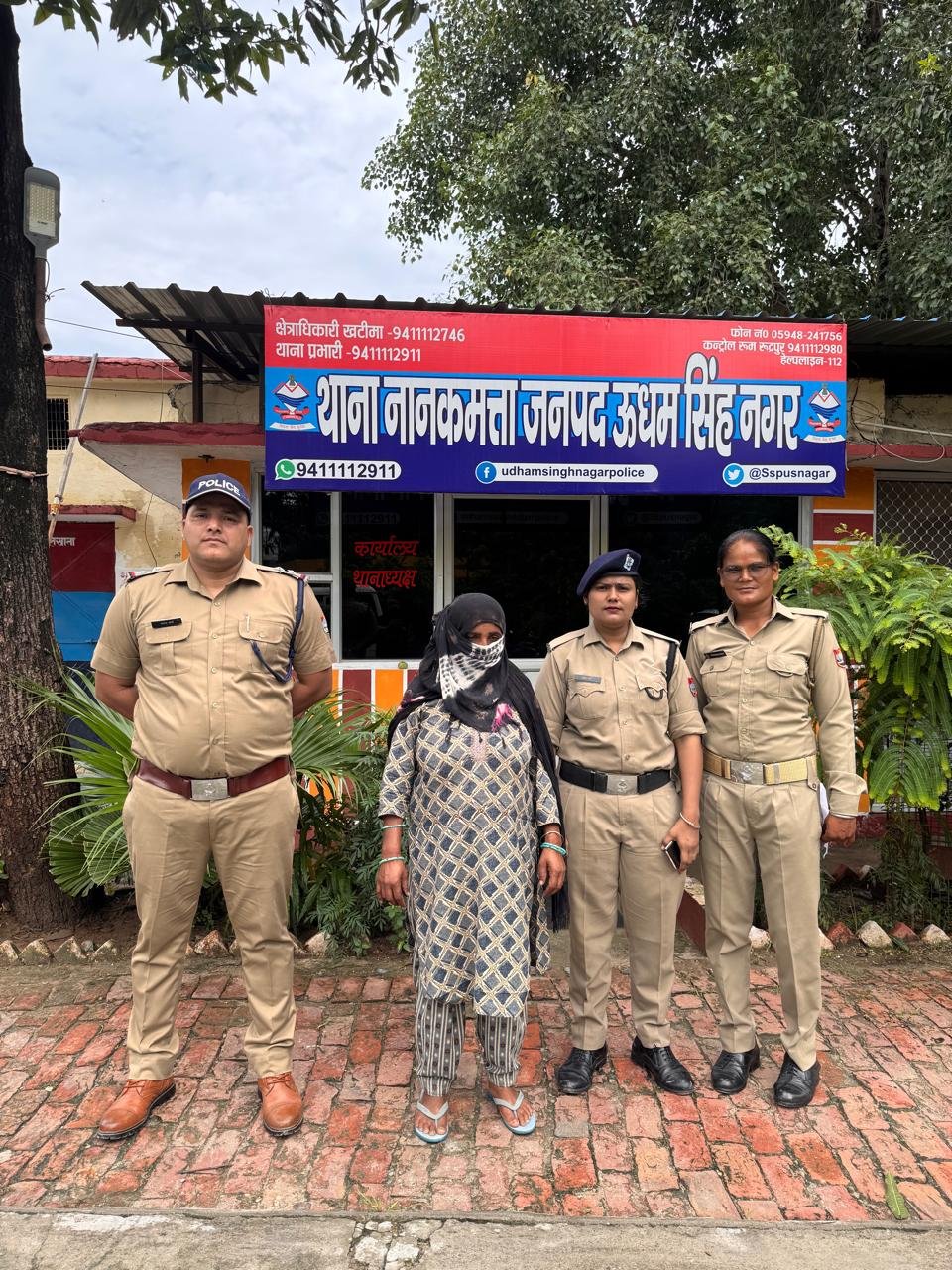 नानकमत्ता में 9 ग्राम स्मैक के साथ महिला गिरफ्तार