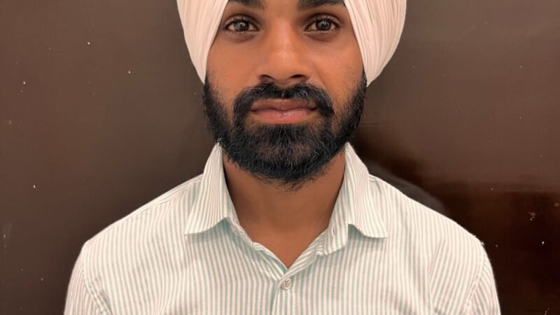 सिमरनजीत बने वैश्विक मानवाधिकार श्रमिक सुरक्षा परिषद के जिलाध्यक्ष