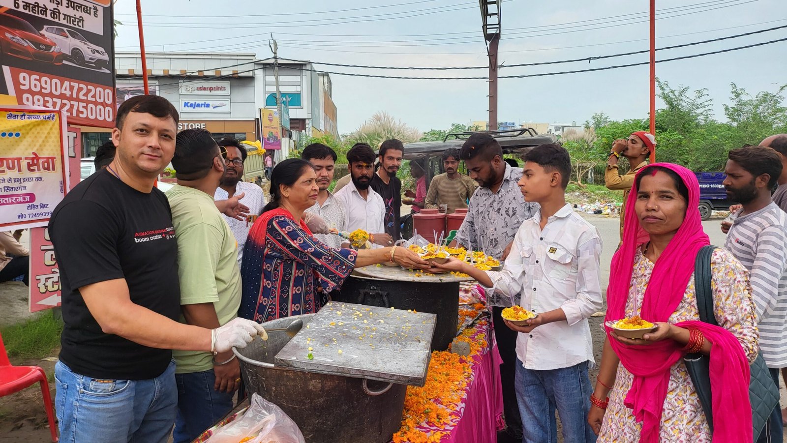बिजटी चौराहे पर प्रत्येक रविवार को होगा निशुल्क भोजन वितरण